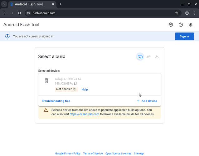 Android Flash Tool - Chromium_001